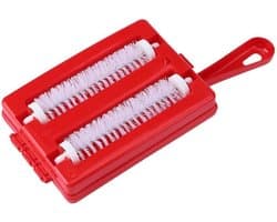 Tapijt Borstel - Kruimel Vanger - Snel Opruimen - Dubbele Borstel - 26.5 cm - Willekeurig