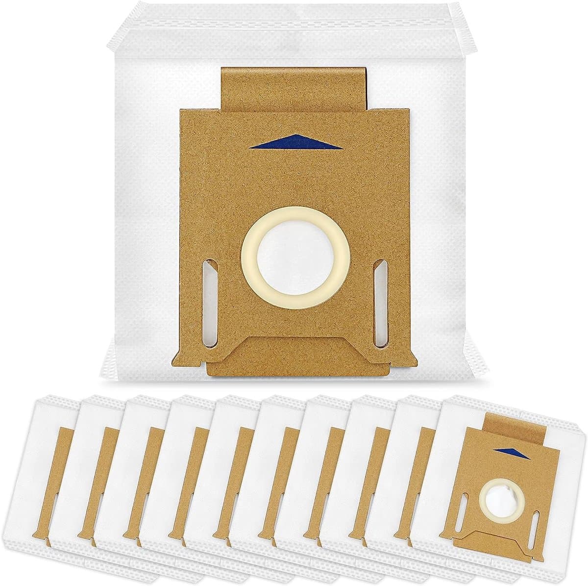 10 stuks stofzuigerzakken voor Ecovacs Deebot OZMO T9/T9+/T9 Plus, n10/n10 Plus, N8/N8+/N8 Pro/N8 Pro Plus, T8/T8+/T8 AIVI+/T8 MAX, DX93/DDX96 - reserveonderdelen — afbeelding 1