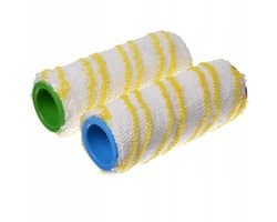 2x Microvezel Rollen voor Kärcher FC3 FC5 FC7 FC8 EWM2 Mops