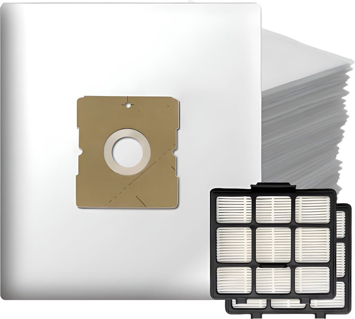 20x Stofzuigerzakken, 2x HEPA filter geschikt voor Inventum ST306 ST307 ST308 stofzuigers - Vervanging stofzakken SZ300 21200900119, 21200900120 en 21200900010 — afbeelding 1