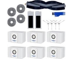 Accessoirespakket voor Ecovacs Deebot T20 Omni/T20E Omni - Zak/Filter/Dweil/Zijborstel/Afzuigrol