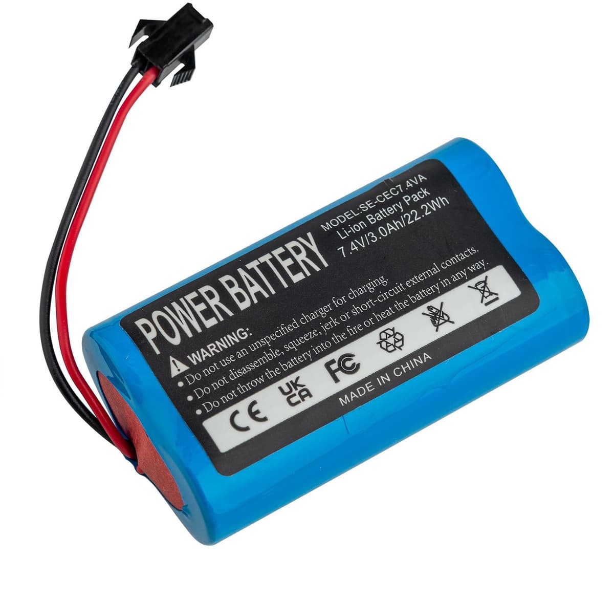Stofzuigeraccu - Li-ion 7,4V - 3000mAh — afbeelding 1