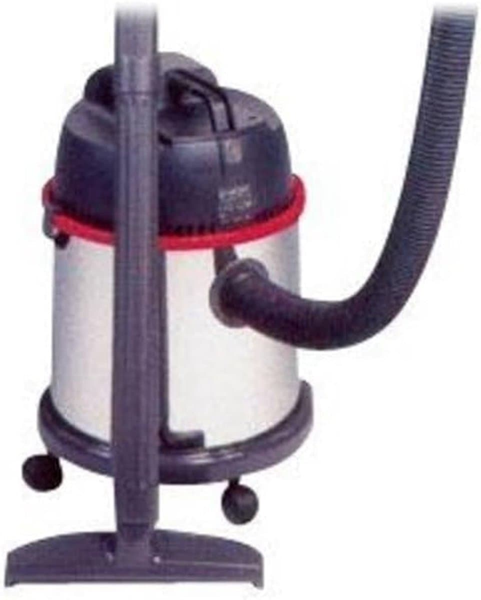 Stofzuiger INOX - Cilinderstofzuiger - Krachtig Schoonmaken - Dubbele Turbine - 20 Liter Tank - Zwart/Rood — afbeelding 1