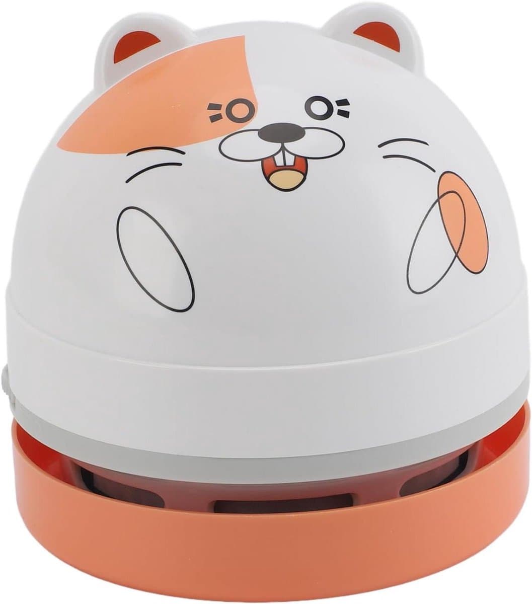 Mini Bureau Stofzuiger - Kleine Stofzuiger - Bureau Schoonmaken - Draadloos Werken - 9x8.8cm - Hamster — afbeelding 1