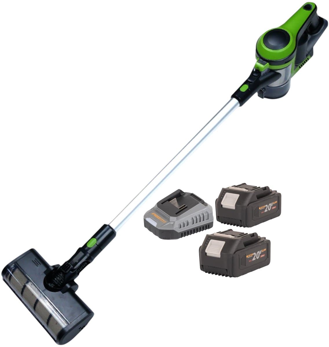 Procraft VP30 accustokstofzuiger 20 V 0,8 l borstelloos + 2x accu 4,0 Ah + oplader — afbeelding 1