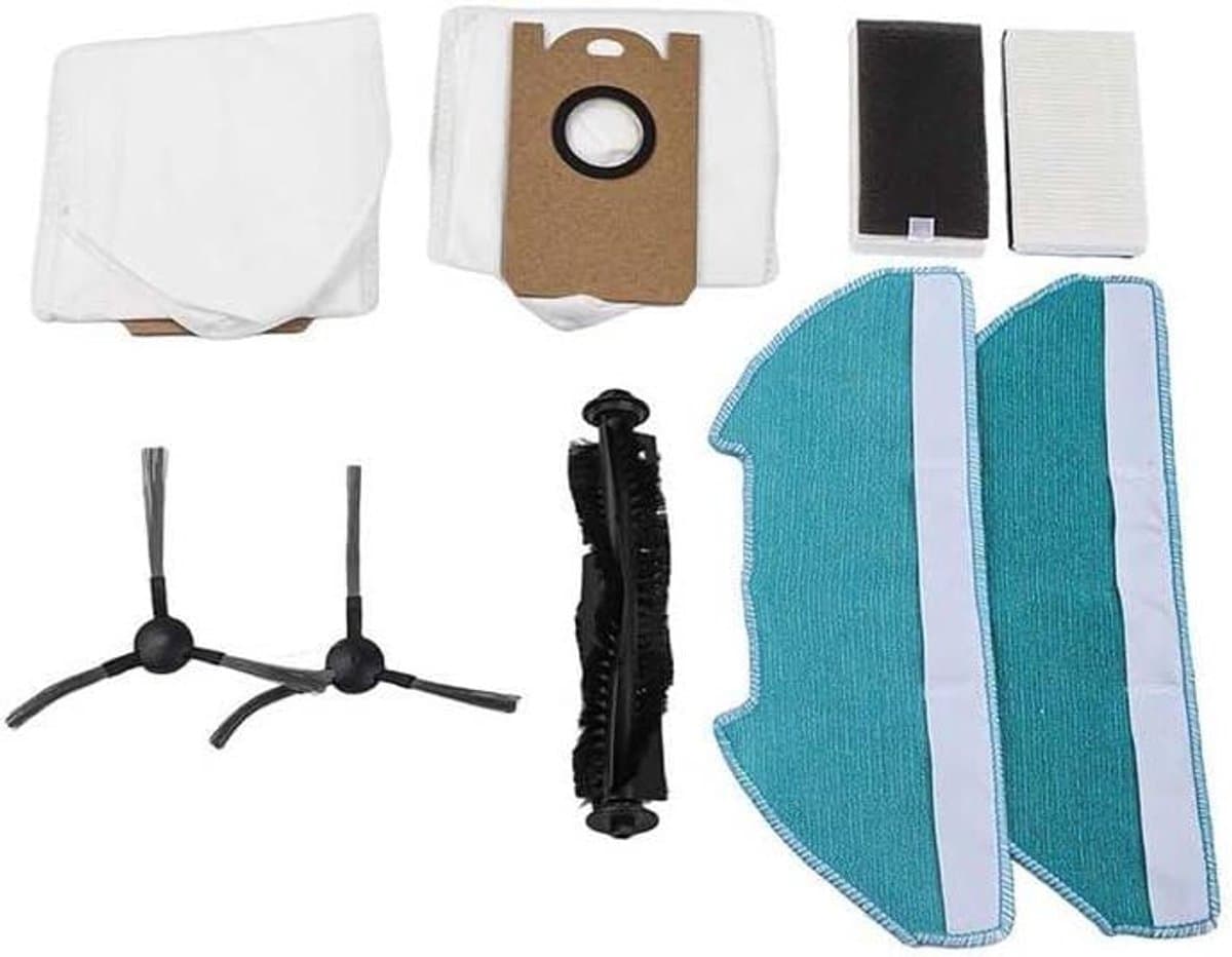 Robotstofzuiger Onderdelen - Accessoires Set - Stofvrij Huis - Precieze Pasvorm - 10 Stuks - Wit — afbeelding 1