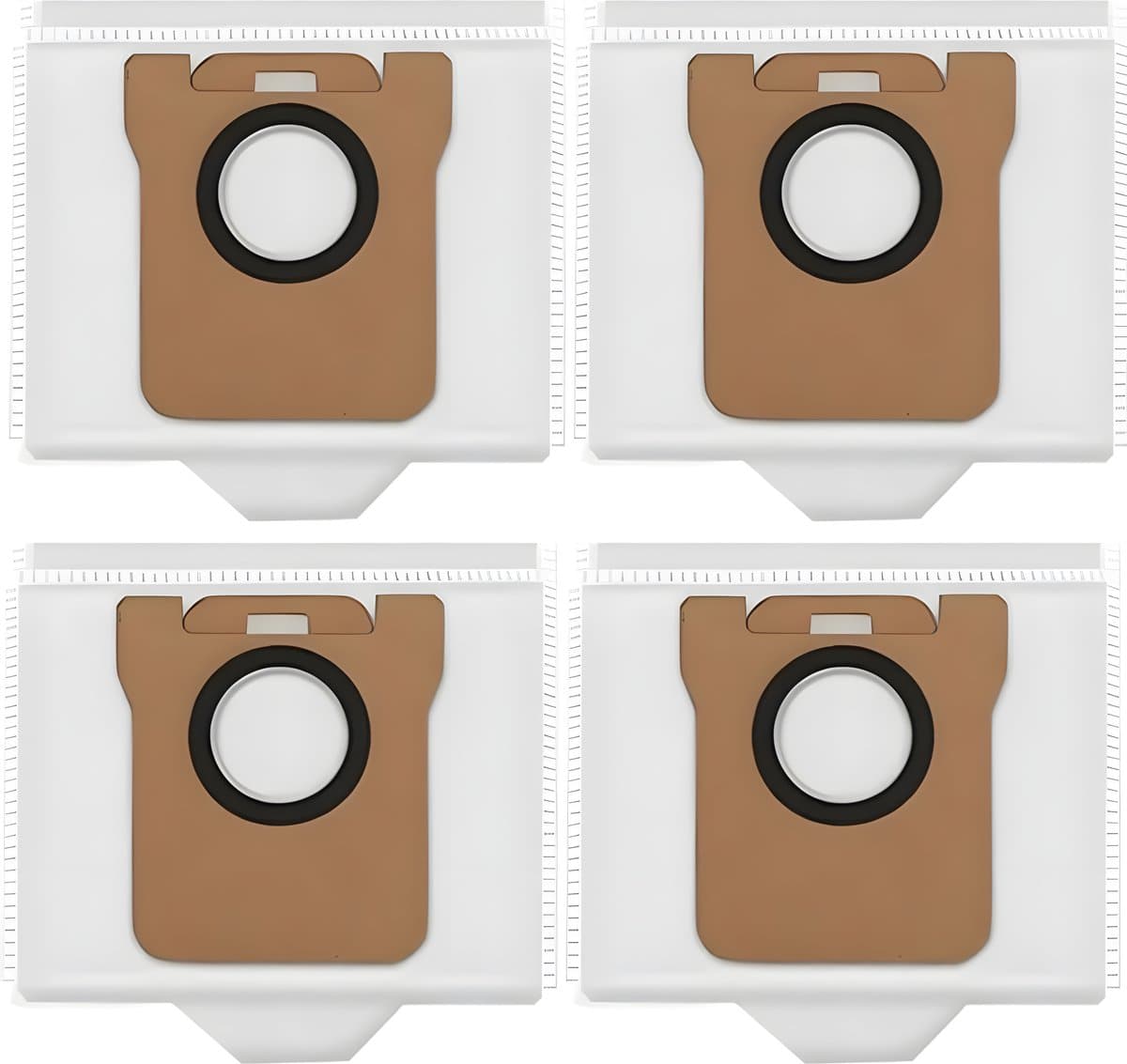 4x stofzuigerzakken geschikt voor Dreame L10 Ultra, L10s Ultra, L20 Ultra, L10s Pro - Stofzakken stofzuigzak — afbeelding 1