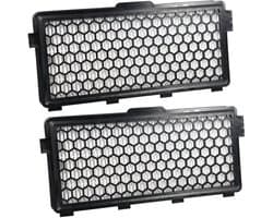 Multaparts® HEPA Filter geschikt voor Miele SF-AH50 / 7226170 | Inclusief koolstof tegen geurtjes | Set van 2 stuks | O.a. geschikt voor Miele Compact C1, Complete C2, Complete C3, S4 (S4000 > S4999), S5 (S5000 > S5999), S8 (S8000 > S8999)
