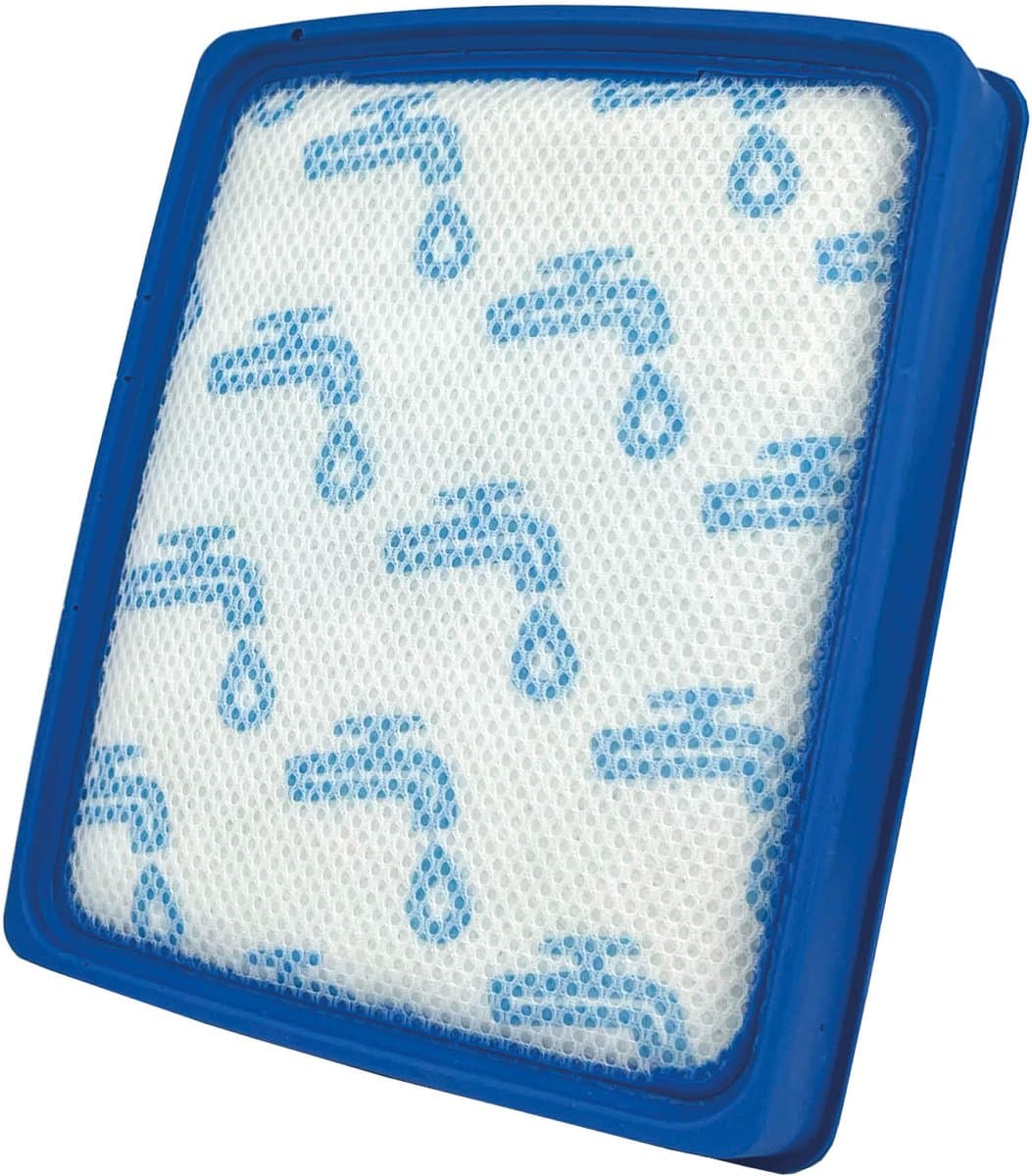 Multaparts® uitwasbaar motorfilter voor Philips | Afm. 14,4 x 17,1 x 2,4 cm | O.a. geschikt voor Philips PowerPro Expert serie, PowerPro FC837.. serie | Voor stofzakloze stofzuigers | Vervanger voor FC6042/01, FC8003/01, CP0618/01 — afbeelding 1