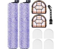 Geschikt voor Shark AW201, WD201, WD201, WD101, WD100 vloerschrobber rolborstel en filter accessoirekit