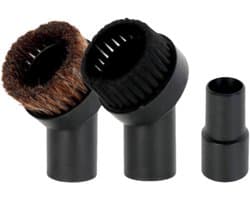 3 stuks Stofzuiger Borstel - 32mm+35mm Stofzuiger Plumeau Universeel + adapter van 32 mm naar 35 mm - Geschikt voor AEG Philips Electrolux Rowenta Miele Stofzuiger - stofzuigermondstuk universeel - Stofzuiger Onderdelen