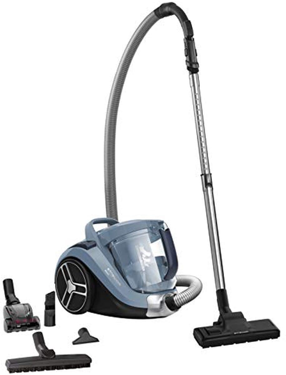 Cilinder Stofzuiger - Compacte Stofzuiger - Efficiënt Schoonmaken - Grote Capaciteit - 2.5 Liter - Blauw — afbeelding 1