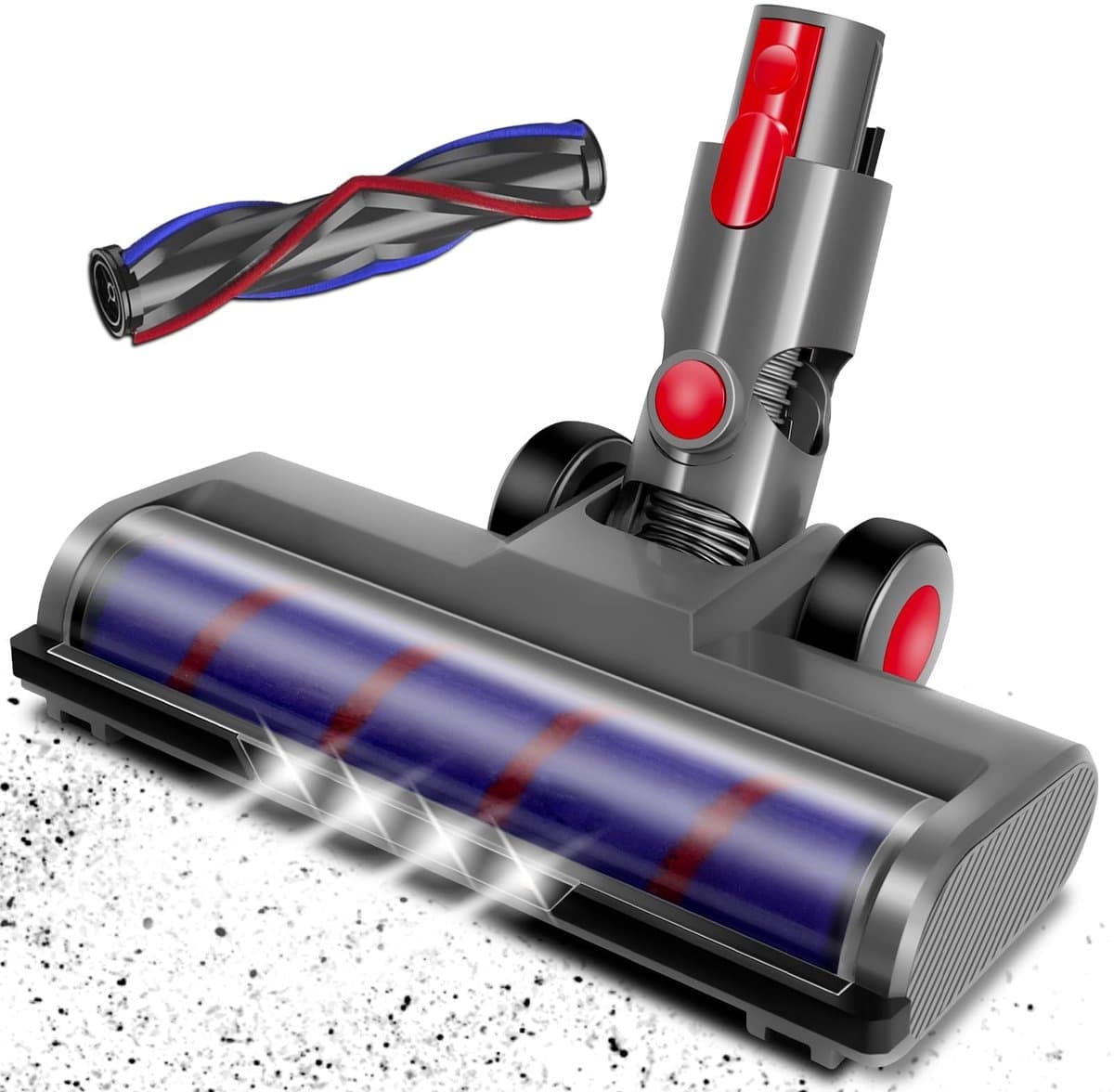 SolidKeus - Borstel voor Dyson Stofzuigers met LED-lampen en Flexibiliteit — afbeelding 1