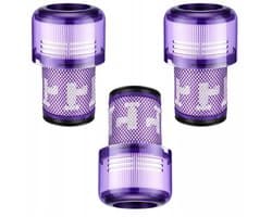 AreoSe - HEPA-filter voor Dyson V12 Detect Slim Absolute HEPA - 3 stuks