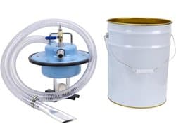 Pneumatische Stofzuiger - Industriële Zuiger - Werkplaats Reinigen - Automatische Uitschakeling - 20L Tank - Zilver
