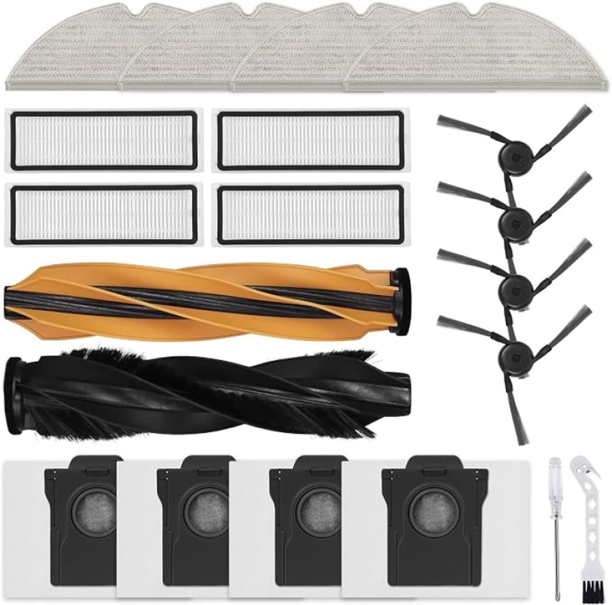 Accessoireset voor Dreame D20 Pro Plus Robotstofzuiger - 14-delig — afbeelding 1