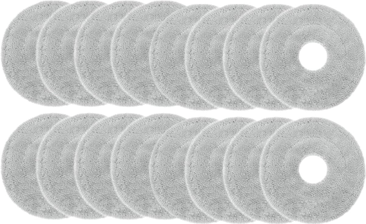 (16-pack)Dweilpads reserveonderdelen voor Dreame L10 Ultra/ L10S Pro / L10S Ultra Heat/ L10 Prime/ L20 L30 L40 L50 Ultra/ X30 X40 X50 Ultra/Mova E30 V50 Ultra P10 P50 Pro Ultra Robot dweildoeken — afbeelding 1