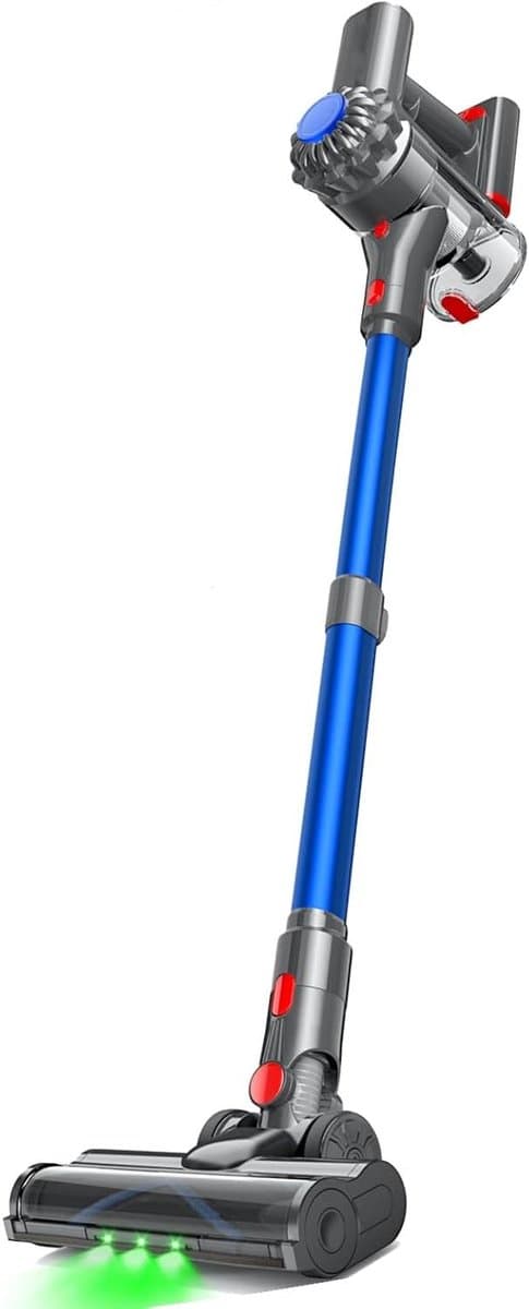 Accustofzuiger - Draadloze Stofzuiger - Snel Schoonmaken - Sterke Zuigkracht - 35 x 11 x 22 cm - Rood — afbeelding 1