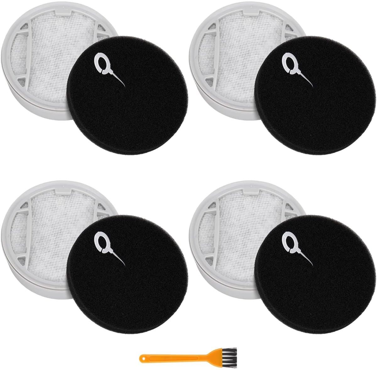 Dailygoods- Vervangingsfilters 4 stuks - HEPA-uitlaatfilter - Vervangingsfilterset voor XC5041/XC5043/XC5141/XC5142/XC5242/XC5243/C5244 - Voor Philips accustofzuigers 5000-serie - Hoogwaardige filtratie - Eenvoudige vervanging - HEPA-filter — afbeelding 1