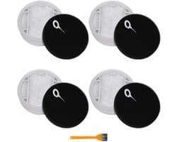 Dailygoods- Vervangingsfilters 4 stuks - HEPA-uitlaatfilter - Vervangingsfilterset voor XC5041/XC5043/XC5141/XC5142/XC5242/XC5243/C5244 - Voor Philips accustofzuigers 5000-serie - Hoogwaardige filtratie - Eenvoudige vervanging - HEPA-filter