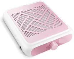 Nagelstofzuiger - Stofafzuiger nagels - Nageldesign - Krachtige zuigkracht 650 PA - 102 inch - Roze