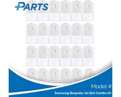 Samsung Bespoke Jet Bot Combo AI+ Stofzakken (24 Stuks, Plus.Parts® alternatief voor VCA-RDB95)