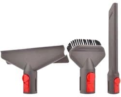 3 stucks - Inclusief kierenzuigmond, matrasstofzuiger en ronde vlekkenborstel - voor Dyson V7/V8/V10/V11 stofzuigers