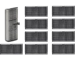 10 stuks HEPA-filteraccessoires-voor Dreame L10s Ultra Gen 2 / X40 Ultra / X40 Master / L40 Ultra / L10s Pro Ultra / X30 Ultra / L10s Ultra Gen 3 stofzuiger-actieve koolstoffilter-reserveonderdelen