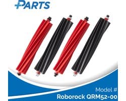 Roborock QRM52-00 Borstels (4 Stuks, Plus.Parts® alternatief voor 8.02.0322)