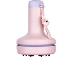 Bureau Stofzuiger - Mini Stofzuiger - Snelle Reiniging - Adaptieve Zuigkracht - Compact Formaat - Roze