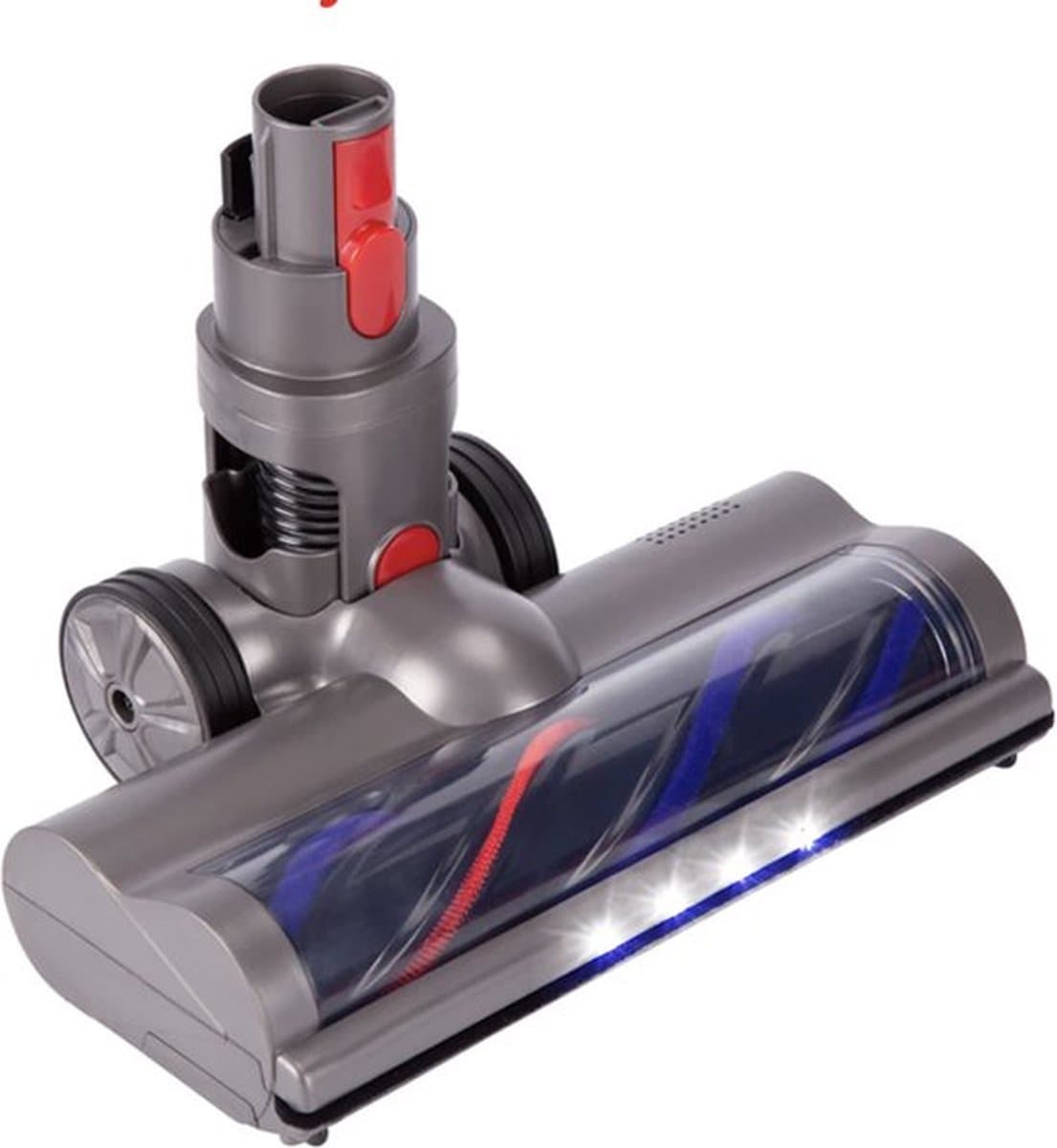Kenvor - Gemotoriseerde roterende Borstel - Compatible met Dyson V7 V8 V10 V11 V15 - Turboborstel Zuigmond Elektrisch Mondstuk - Directe aandrijving - Vloerborstel met 4 LED-lampen voor tapijten en harde vloeren- — afbeelding 1