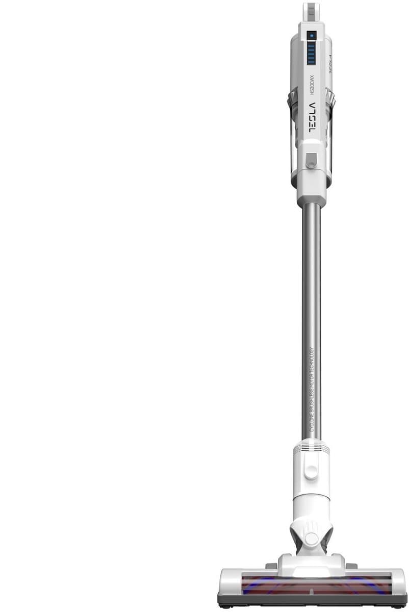 Tesla HS300WX Steelstofzuiger & Elektrische bezem Zakloos 0,2 l 200 W Grijs, Wit — afbeelding 1