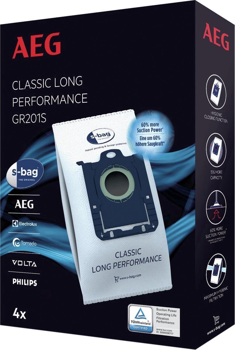 Philips S-bag FC8021/03 - Stofzuigerzakken - 8 stuks — afbeelding 1