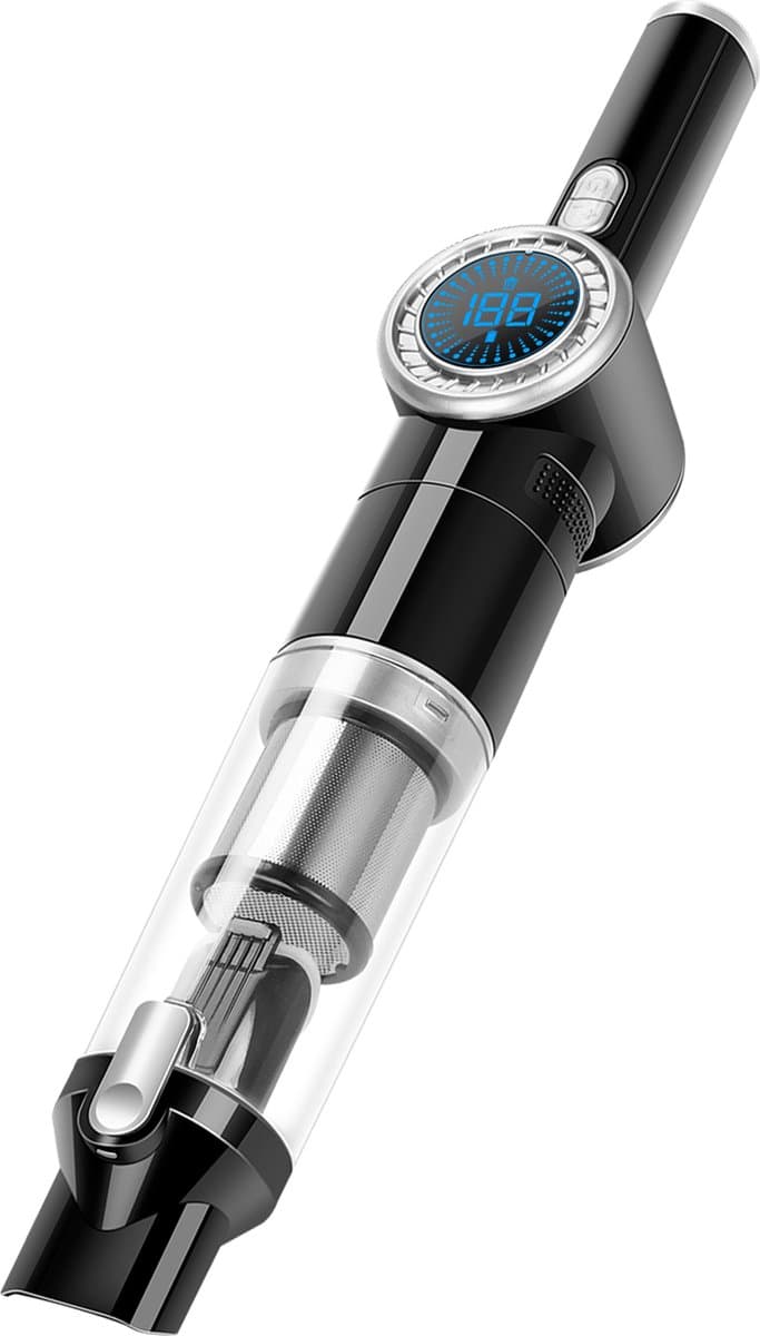 TurboTronic CT20 Digitale Kruimeldief - Zwart/Zilver — afbeelding 1