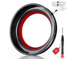 Vaste afdichtingsring voor de stofbak - Siliconen afdichtingsring voor de bodem van de stofbak - Geschikt voor Dyson V11 V15 SV14 SV15 SV22 stofzuigers - Vervangingsonderdeel + T8-schroevendraaier