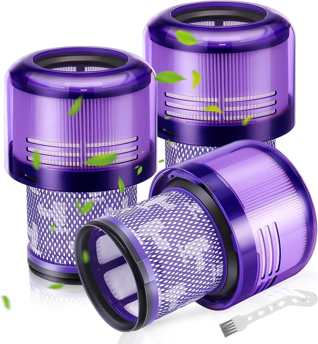 Filter voor Dyson V11 - 3 stuks vervangingsfilters geschikt voor Dyson V11 Animal/Absolute/Torque Drive/Fluffy/Extra/Complete Pro/V15 Detect/ SV14 SV17 SV22 accustofzuiger, vervanging — afbeelding 1