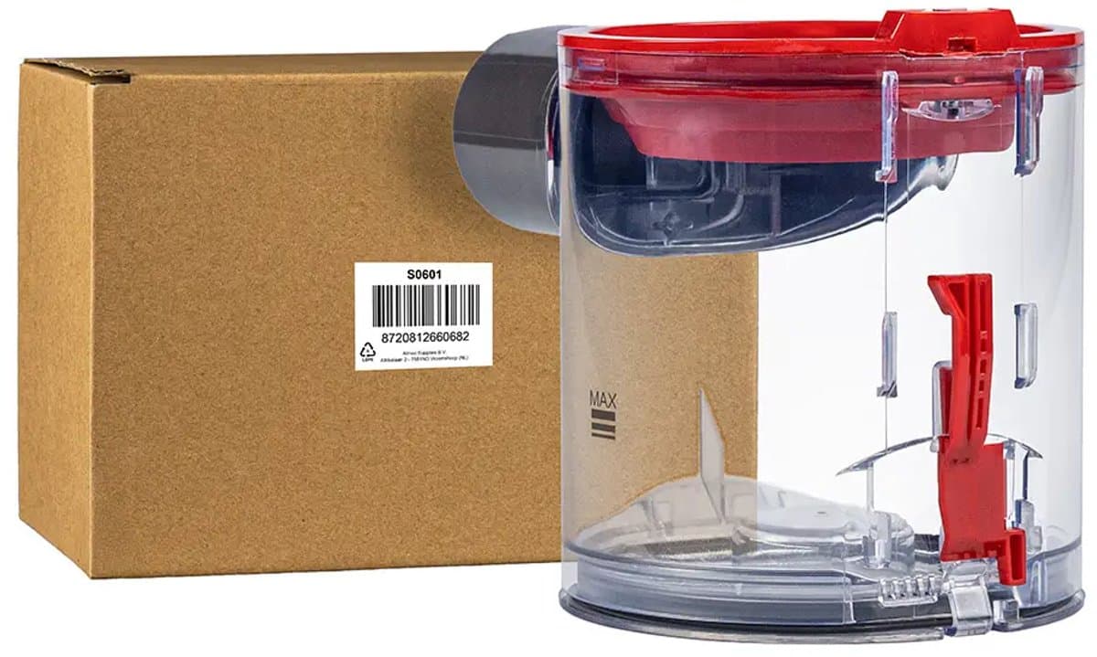 SQOON® Stofreservoir geschikt voor Dyson V7/V8 - Gelijk aan model: 967699-01 - Ideale vervanging voor versleten of beschadigde opvangbak — afbeelding 1
