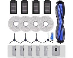 Accessoireset geschikt voor Ecovacs Deebot T50 Pro Omni-stofzuiger - 1 hoofdborstel, 4 HEPA-filters, 6 zakken, 4 zijborstels