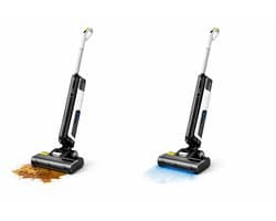 Jurrys Stofzuiger - Dweil - Steelstofzuiger - Elektrisch - 3-in-1 - Nat en droog - Zelfreinigend - Afmeting 335×28.5×69 cm