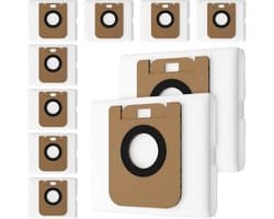 GELLDG Stofzuigerzakken - 10 stuks - Geschikt voor Dreame D10 Plus / D10s / Z10 Pro / L10 robotstofzuigers - Vervangingsonderdelen
