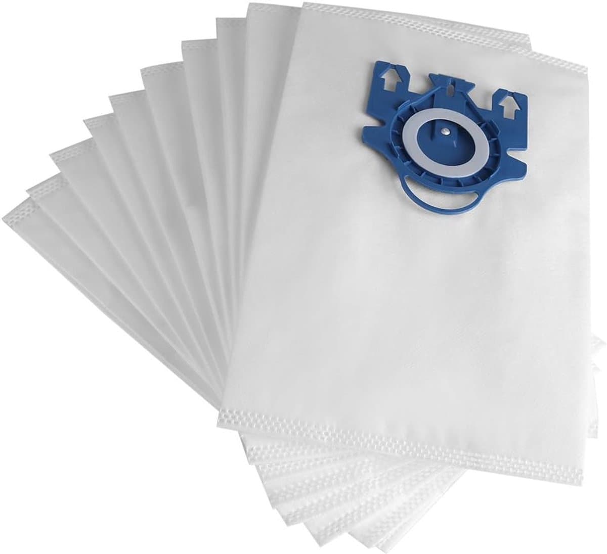 10x Stofzuigerzakken Geschikt Voor Miele GN - HyClean - Blauwe Flens - Geschikt Voor Miele Complete C2 C3 & Classic C1 - 5-Laags Microvezel - Voordeelverpakking — afbeelding 1