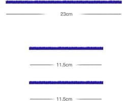 *** Viltstrips vervangers geschikt voor Dyson mondstuk - 3 strips voor V7, V8, V10 en V11 borstels - van Heble® ***