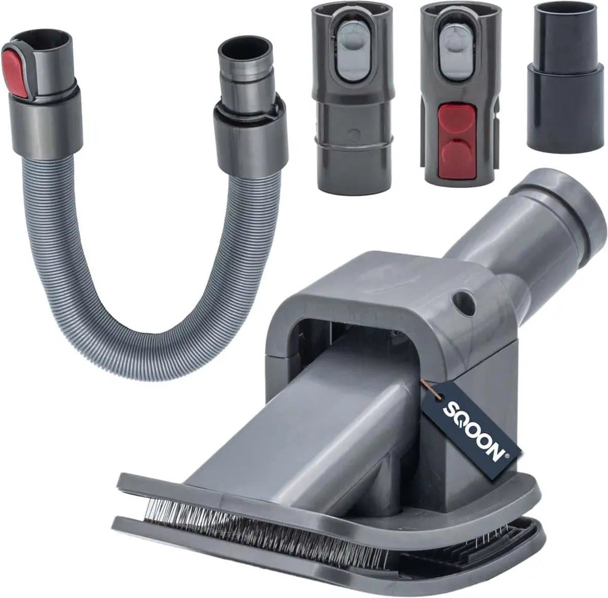 SQOON® Huisdierverzorgingsset – Geschikt voor Dyson V8, V10, V11 & V12 – 5-delig – Het originele alternatief — afbeelding 1