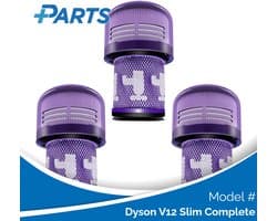 Dyson V12 Slim Complete Filters (3 Stuks, Plus.Parts® alternatief voor 971517-01)