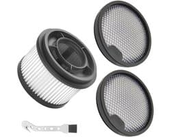 Ronte - Voorfilter voor stofzuiger, wasbaar, 3 HEPA-filters, 1 reinigingsborstel, compatibel met Dreame Z10 Station/T10/T20/T30/R10/R10 Pro / R20 / R20 Pro en Xiaomi G9/G10/G10Plus/G9Plus
