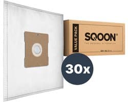 SQOON® Stofzuigerzakken - 30 STUKS - Geschikt voor Inventum SZ300, ST306,ST307,ST308, Sauber, Waves, Gamma - High Filtration