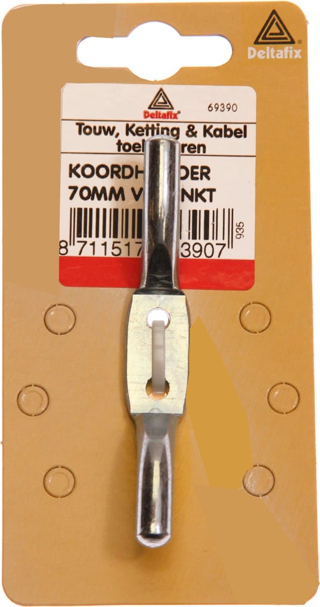 Deltafix koordhouder verzinkt 70 mm 1 st. — afbeelding 1