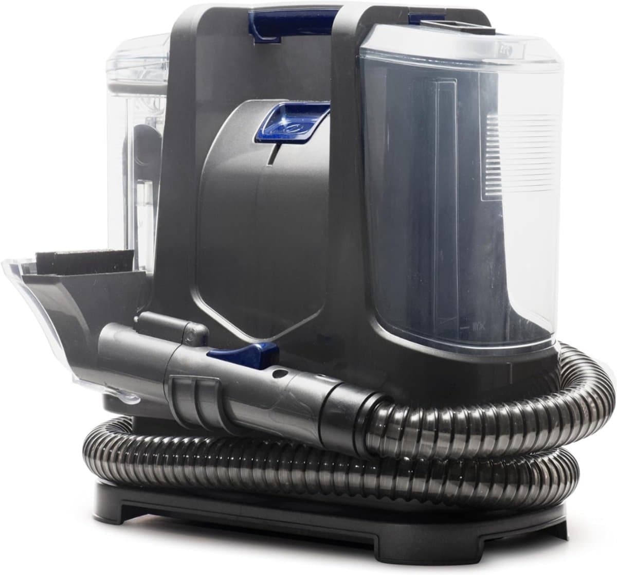 Allvia® Tapijtreiniger Machine - Tapijtreiniger Stofzuiger - Tapijtreiniger - voor Tapijt, Bank, Trap, Huisdieren en Auto - Draagbaar en Compact- zwart - 15 cm x 27cm x 28 cm — afbeelding 1