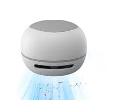 Bureaustofzuiger - Mini Stofzuiger Tafelreiniger - Bureau Schoonmaken - USB Oplaadbaar - 8.7L x 8.6W x 8.4H cm - Wit