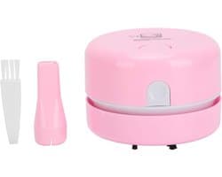 Mini Bureau Stofzuiger - Tafelstofzuiger Toetsenbordreiniger - Bureau Opruimen - Compact Ontwerp - Niet Specificatie - Roze